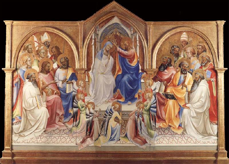 Lorenzo Monaco The Coronation of the Virgin oil painting image